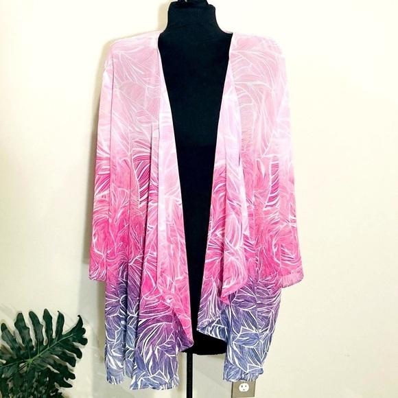 Allison Daley Pink Ombre‎ Kimono 20W - Picture 4 of 11